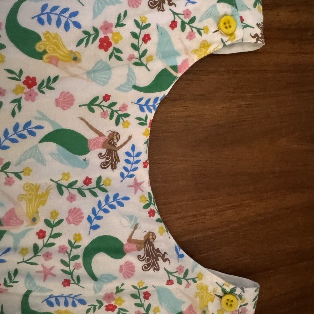 Mini Boden Multicolor Mermaid Print Kids Dress - Picture 2 of 4